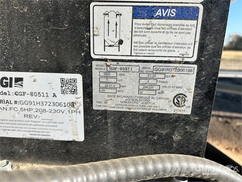 AGI GGF-80511 5 hp Aeration Fan Korntørke