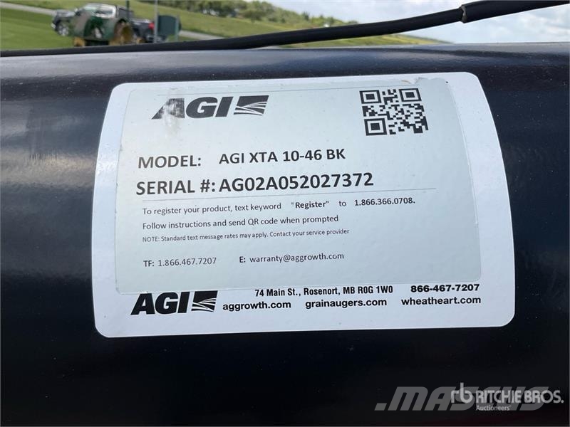 AGI XTA 10-46 BK 10 in x 46 ft Grain Auger معدات نقل