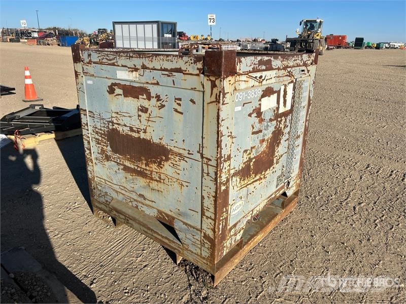 AGM Steel Industries 1200 L Skid Mounted Steel Tank صهاريج الوقود والصهاريج الإضافية