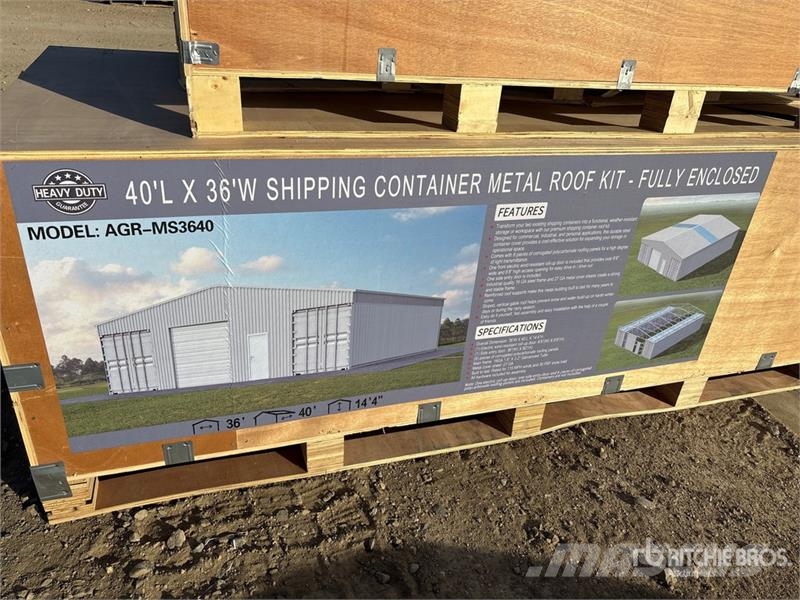  AGR-CR3640 36 ft x 40 ft Container Shelter (Unused Other
