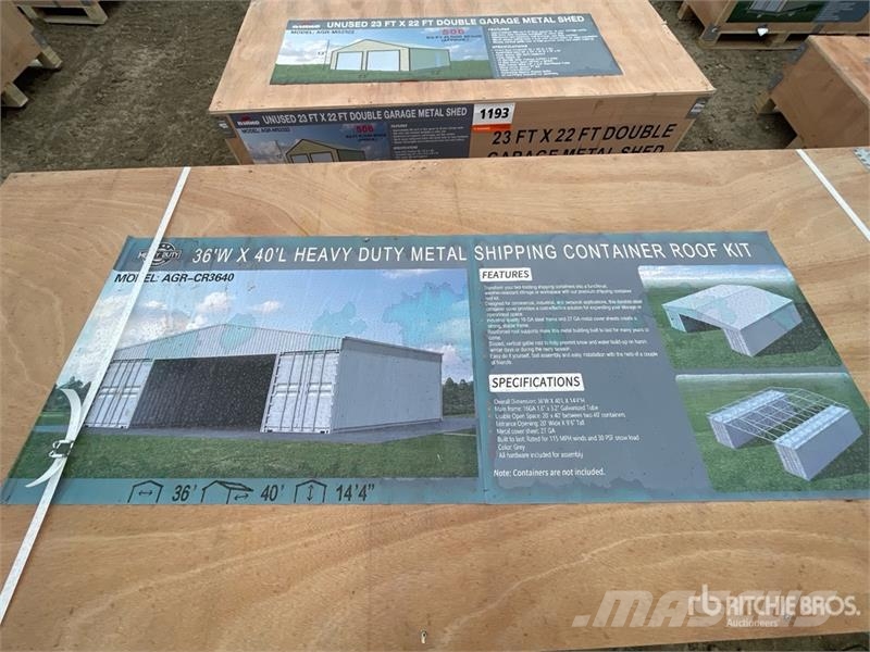  AGR-CR3640 36 ft x 40 ft x 14 ft Container Shelter Ostalo za građevinarstvo