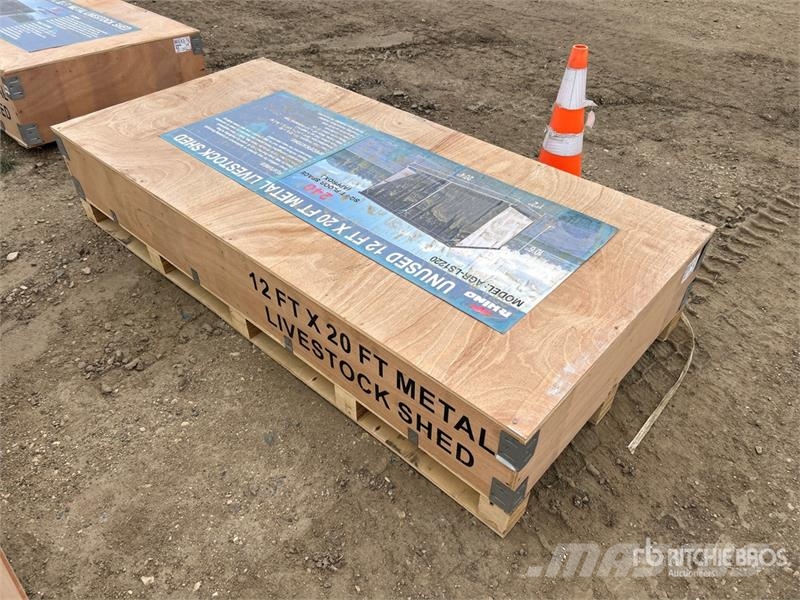  AGR-LS1220 20 ft x 12 ft x 10.5 ft Metal Livestock ماكينات وملحقات مواش أخرى