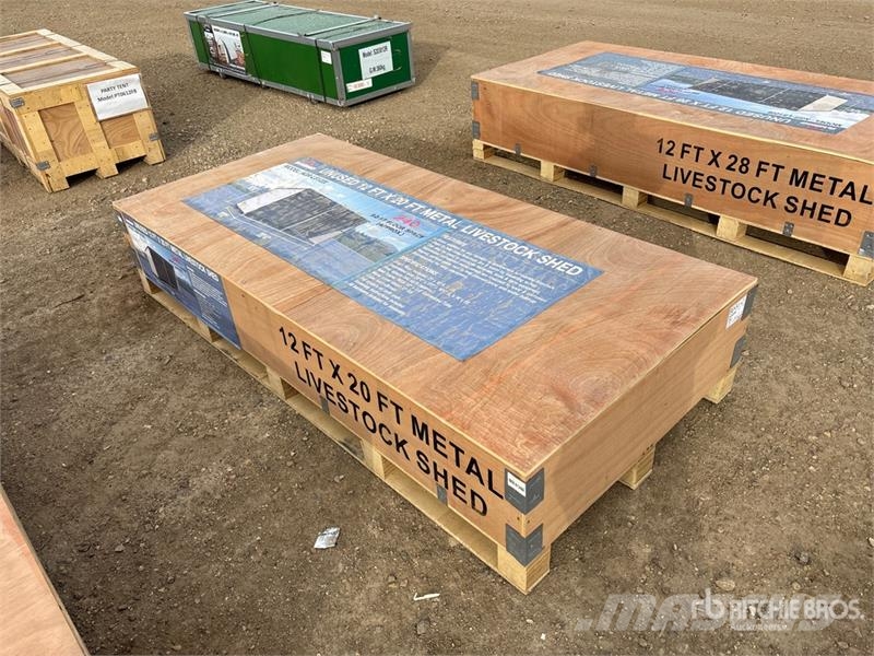  AGR-LS1220 20 ft x 12 ft Metal Livestock Shelter ( Other livestock machinery and accessories