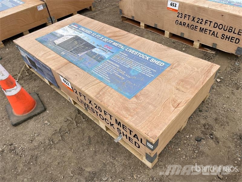 AGR-LS1220 20 ft x 12 ft x 10.5 ft Metal Livestock ماكينات وملحقات مواش أخرى