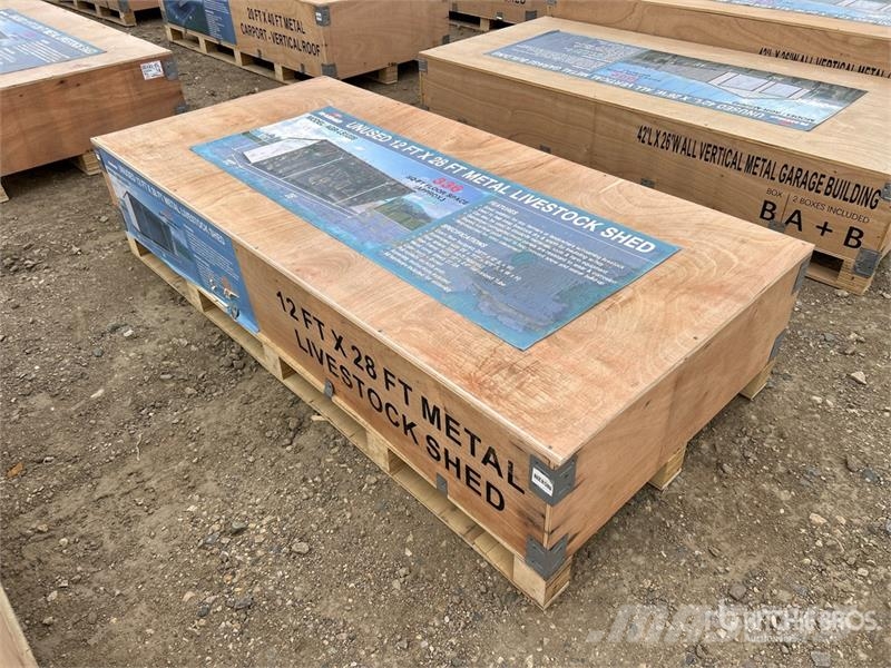 AGR-LS1228 28 ft x 12 ft x 10.5 ft Metal Livestock Other livestock machinery and accessories