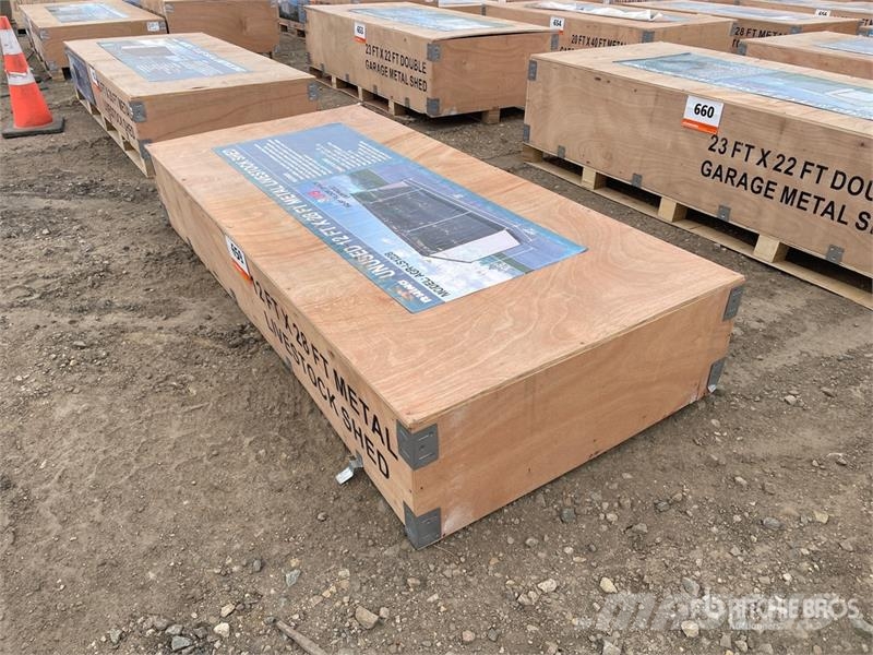 AGR-LS1228 28 ft x 12 ft x 10.5 ft Metal Livestock Other livestock machinery and accessories