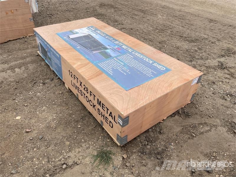 AGR-LS1228 28 ft x 12 ft x 10.5 ft Metal Livestock Other livestock machinery and accessories