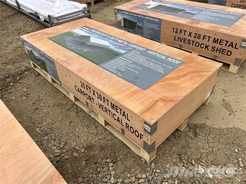  AGR-MC2030 20 ft x 30 ft x 12 ft Steel Carport (Un Čelični okviri za građevine