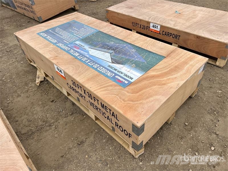 AGR-MC2030 20 ft x 30 ft x 12 ft Steel Carport (Un Čelični okviri za građevine