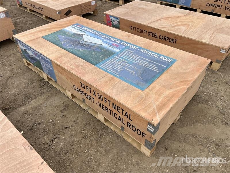 AGR-MC2030 20 ft x 30 ft x 12 ft Steel Carport (Un Čelični okviri za građevine