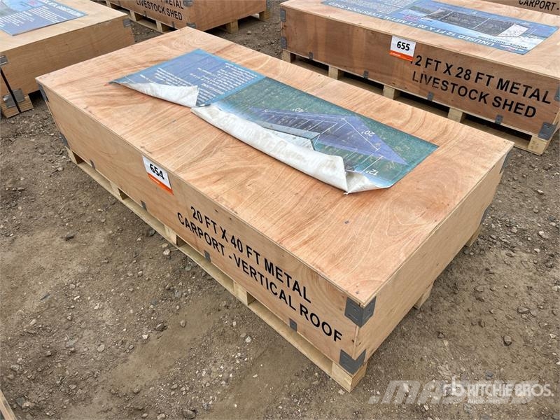  AGR-MC2040 20 ft x 40 ft x 12 ft Steel Carport (Un Čelični okviri za građevine