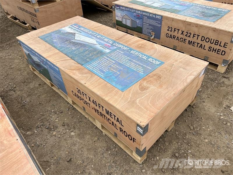 AGR-MC2040 20 ft x 40 ft x12 ft Steel Carport (Unu Čelični okviri za građevine