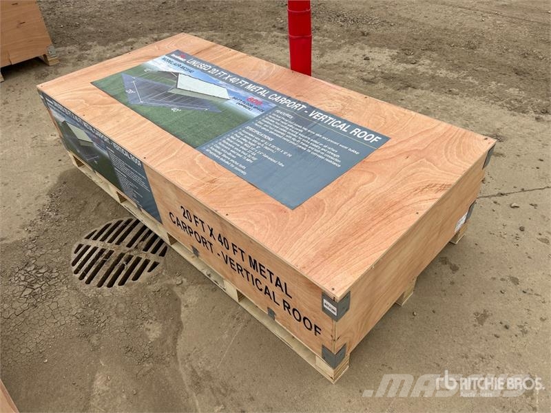 AGR-MC2040 20 ft x 40 ft x 12 ft Steel Carport (Un Čelični okviri za građevine