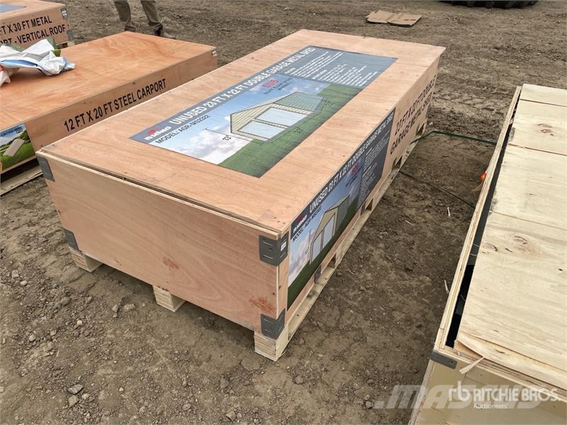  AGR-MS2322 23 ft x 22 ft x 13 ft Double Garage Met Čelični okviri za građevine