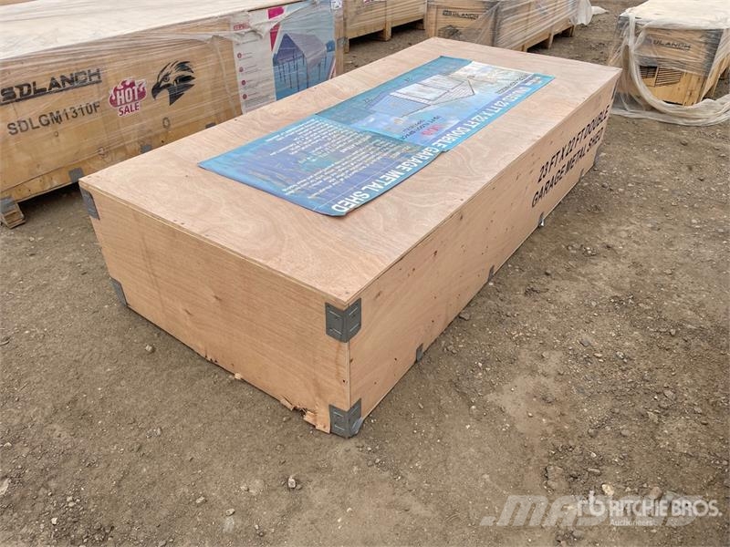  AGR-MS2322 23 ft x 22 ft x 13 ft Double Garage Met Čelični okviri za građevine