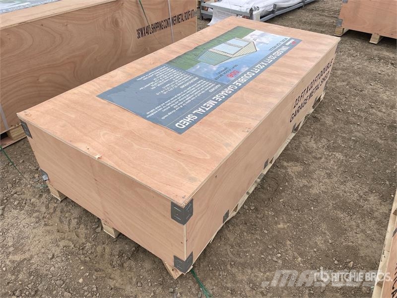 AGR-MS2322 23 ft x 22 ft x 13 ft Double Garage Met Čelični okviri za građevine