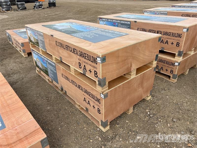AGR-MS2642 26 ft x 42 ft Metal Garage Storage Buil Steel frame buildings