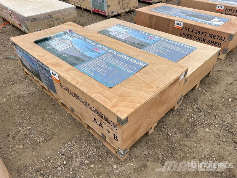 AGR-MS2642 26 ft x 42 ft x 14 ft Metal Garage Stor Čelični okviri za građevine