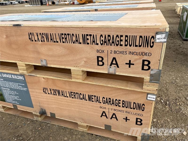 AGR-MS2642 26 ft x 42 ft Metal Garage Storage Buil Steel frame buildings