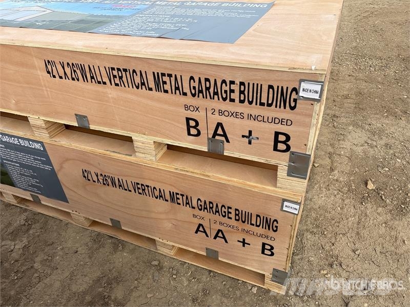 AGR-MS2642 26 ft x 42 ft Metal Garage Storage Buil Steel frame buildings