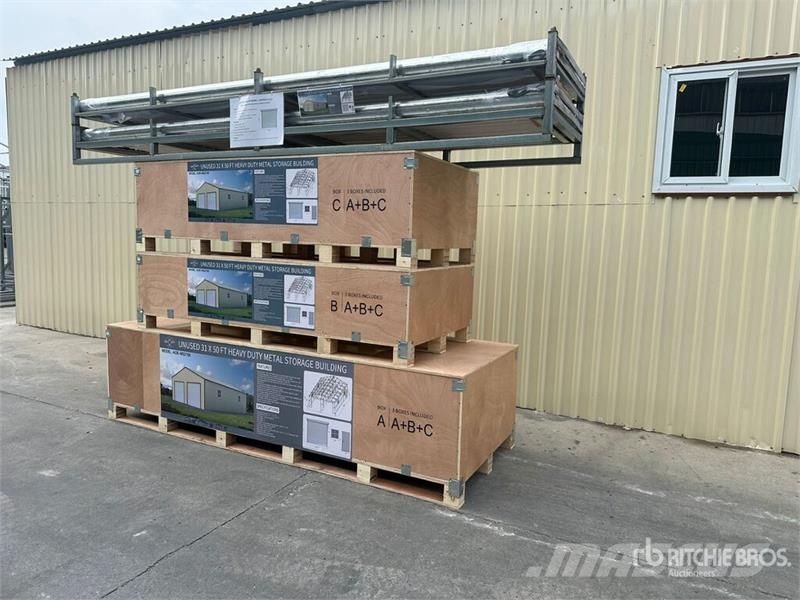 AGR-MS3150 31 ft x 50 ft Metal Storage Building (U Stalen constructies