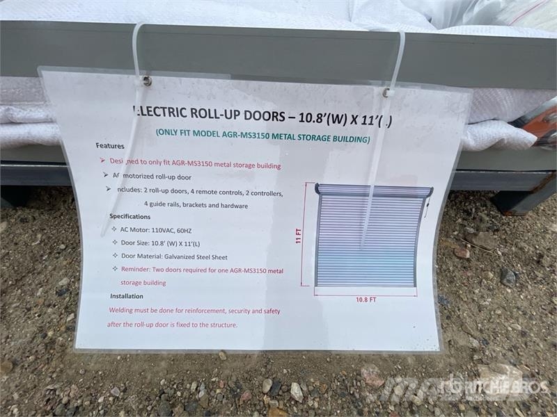  AGR-MS3150 31 ft x 50 ft x 17 ft Metal Storage Bui Stålrammmer
