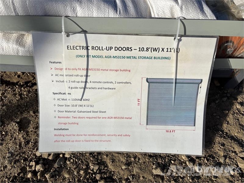 AGR-MS3150 Metal Storage Building (Unused) Steel frame buildings