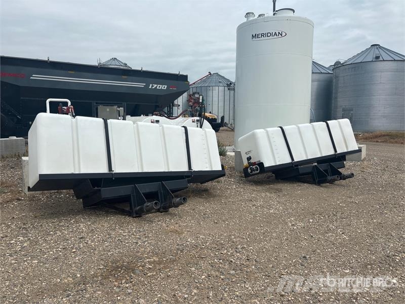 Agri Products 500 gal Poly Dual Saddle Tank Fuel and additive tanks