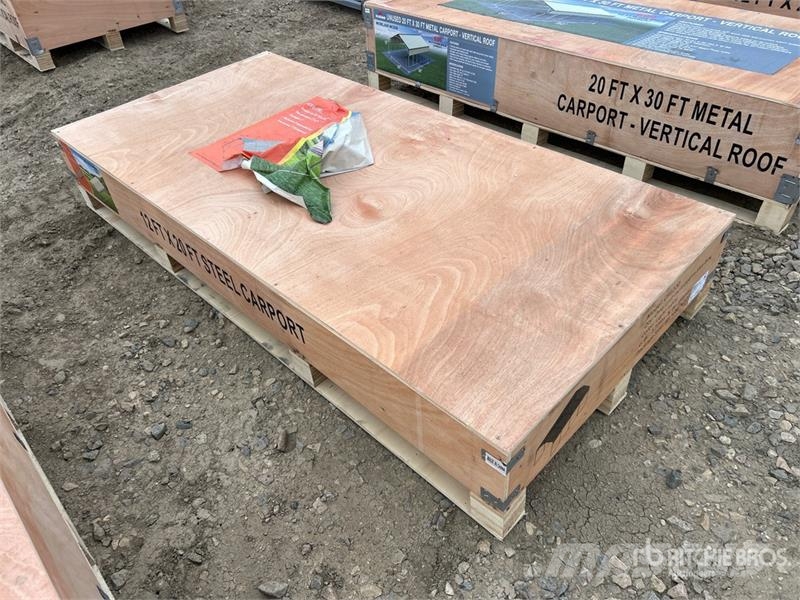 Agriquip CP1220 12 ft x 20 ft x 9 ft Carport (Unus Čelični okviri za građevine