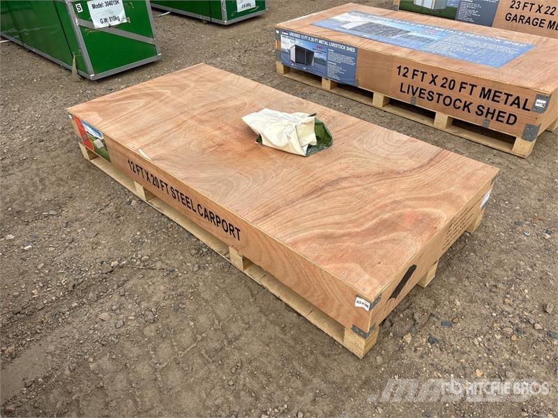 Agriquip CP1220 12 ft x 20 ft Carport (Unused) Stahlrahmenaufbauten