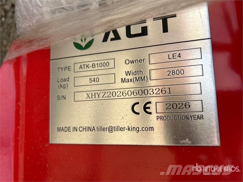 AGT ATK-B1000 2 Post 10000 lb Vehicle Lift (Unused) Construction - Others