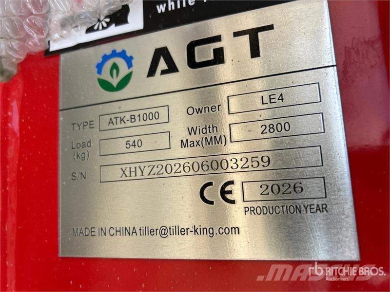 AGT ATK-B1000 2 Post 10000 lb Vehicle Lift (Unused) 건설 장비 - 기타