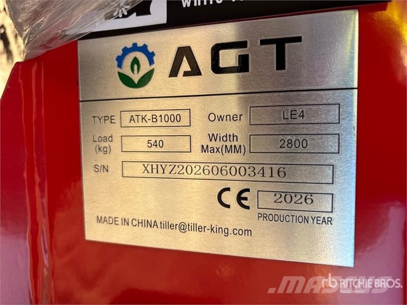 AGT ATK-B1000 Vehicle Lift (Unused) Utilaje construcții - Altele