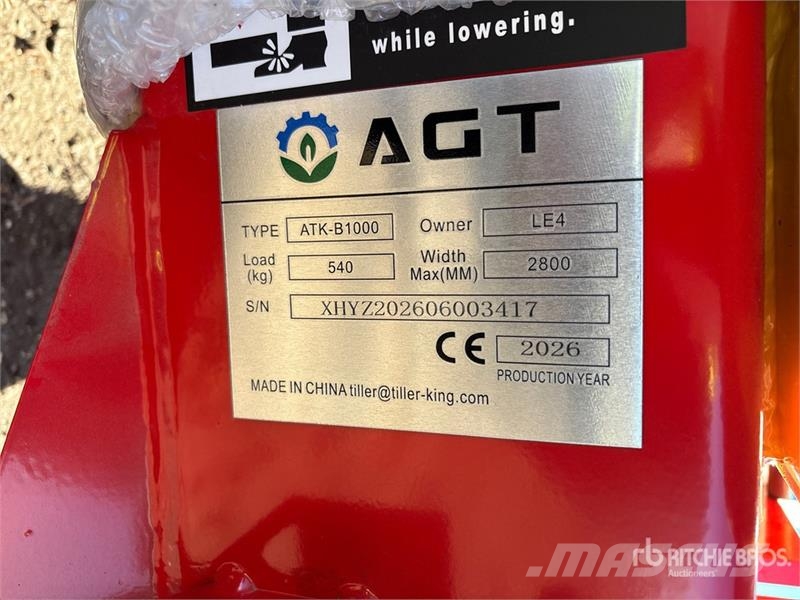 AGT ATK-B1000 Vehicle Lift (Unused) Utilaje construcții - Altele