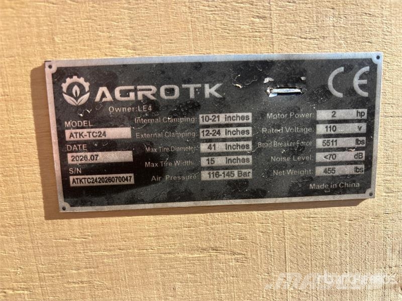 AGT ATK-TC24 Tire Changer (Unused) Sonstige Baumaschinen