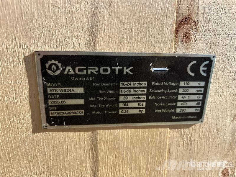 AGT ATK-WB24A Wheel Balancer (Unused) Компоненты строительной техники