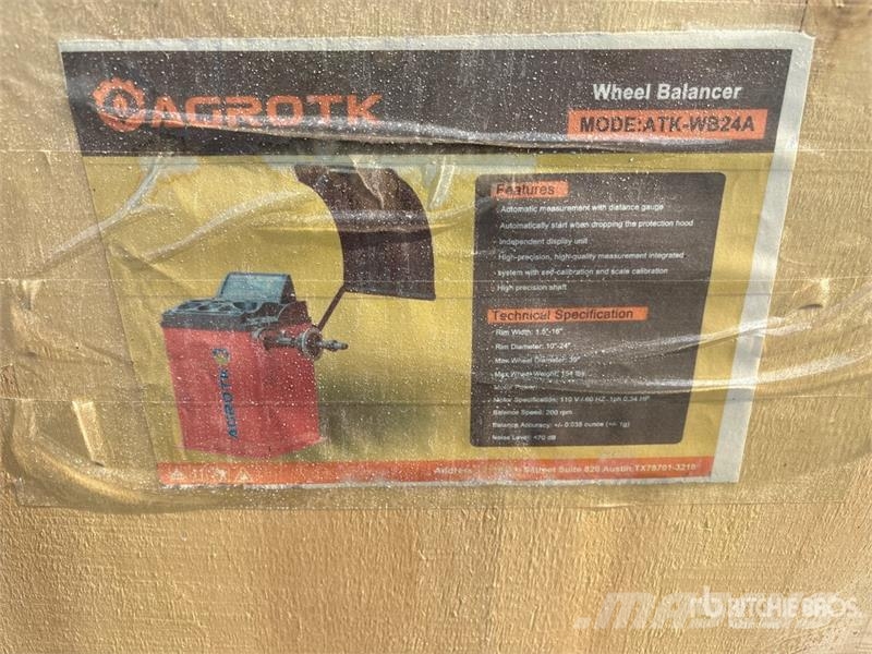 AGT ATK-WB24A Wheel Balancer (Unused) Andre komponenter