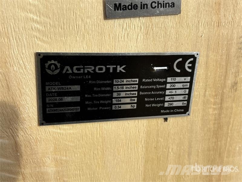 AGT ATK-WB24A Wheel Balancer (Unused) 其他组件