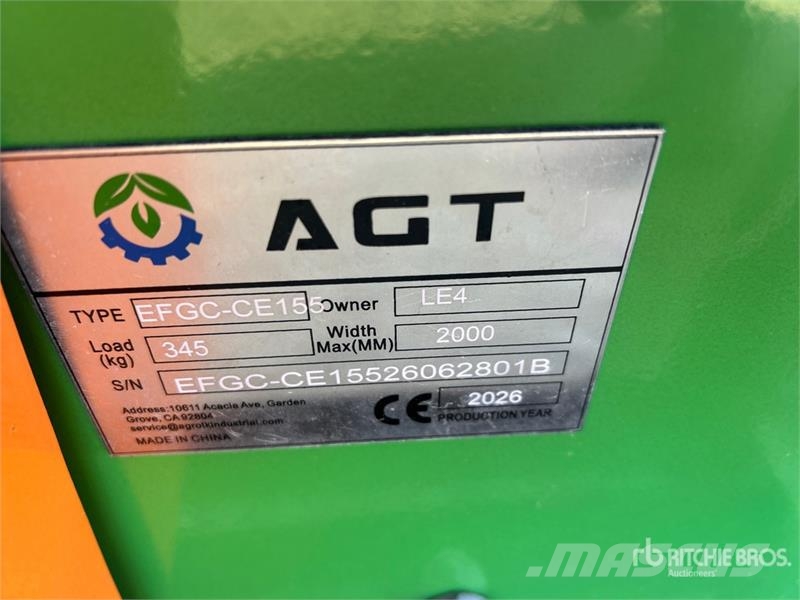 AGT EFGC-CE155 60 in 3-Point Flail Mower (Unused) Maaiers