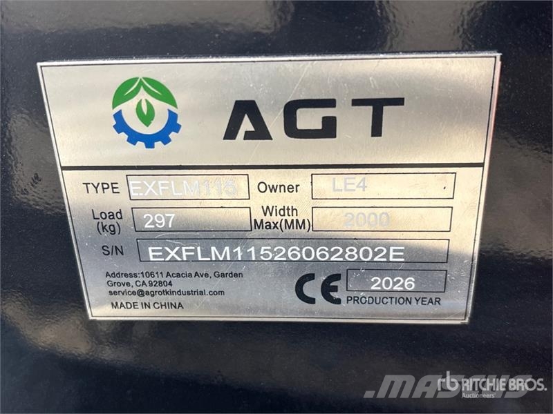 AGT EXFLM115 45 in Excavator Flail Mower (Unused) Maaiers