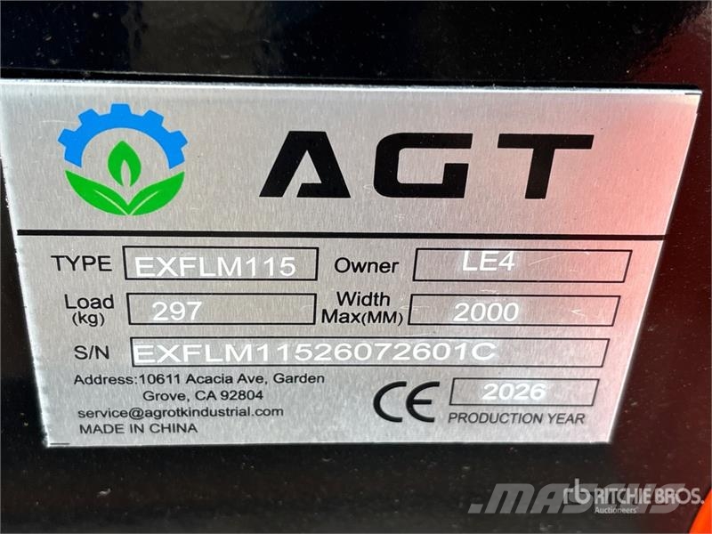 AGT EXFLM115 45 in Excavator Flail Mower (Unused) Maaiers