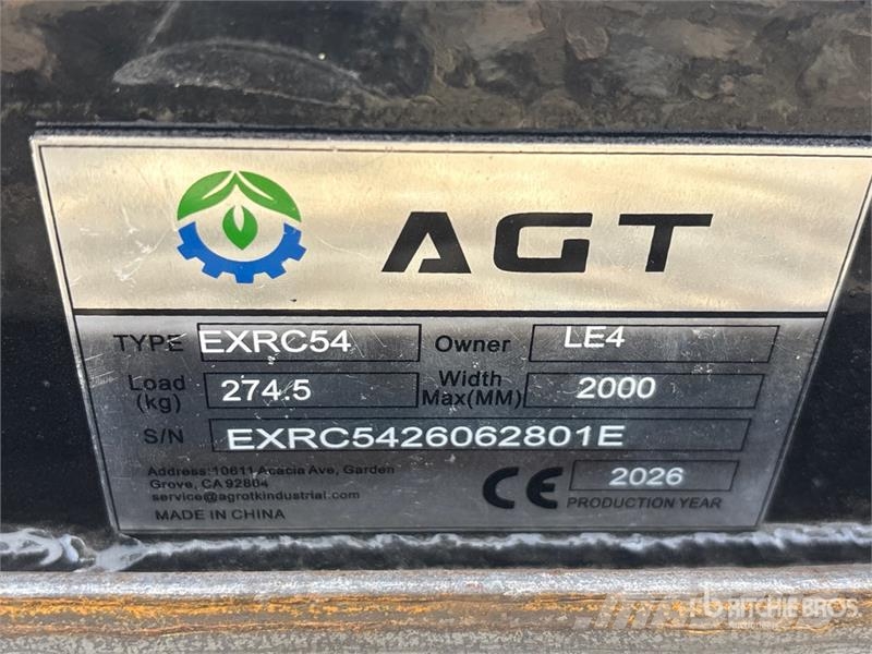AGT EXRC54 54 in Excavator Brush Cutter - Fits Cat 308 Overige componenten