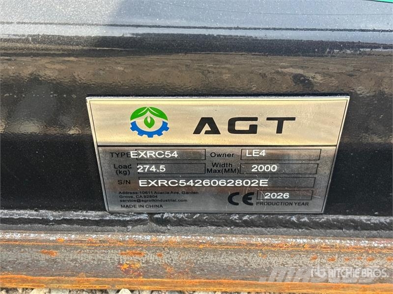 AGT EXRC54 54 in Excavator Brush Cutter - Fits Cat 308 Overige componenten