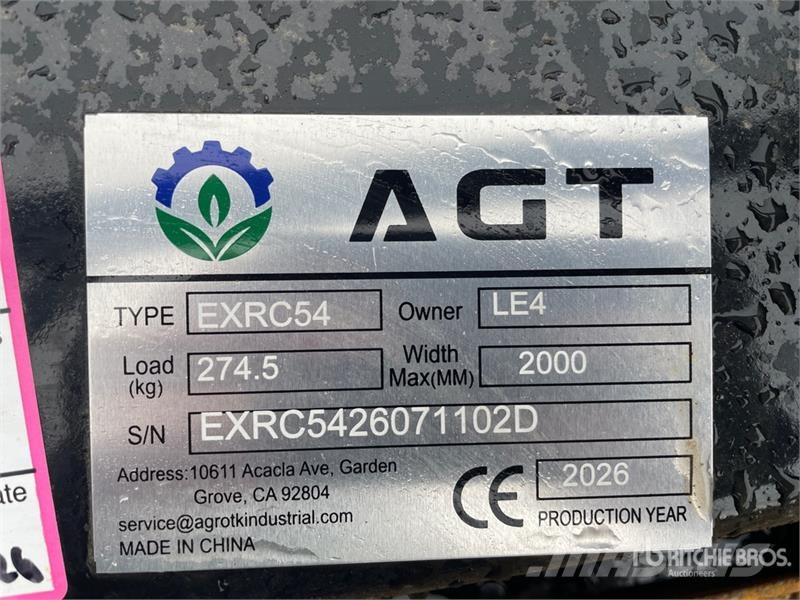 AGT EXRC54 Excavator Brush Cutter - Fits Cat 308 / 3 - Other components