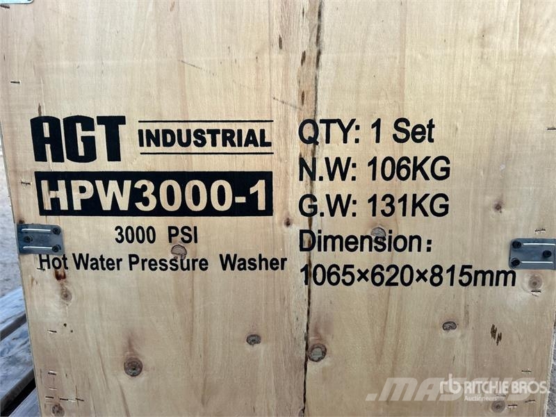 AGT HPW3000-1 Pressure Washer (Unused) Lavadoras de baja presión