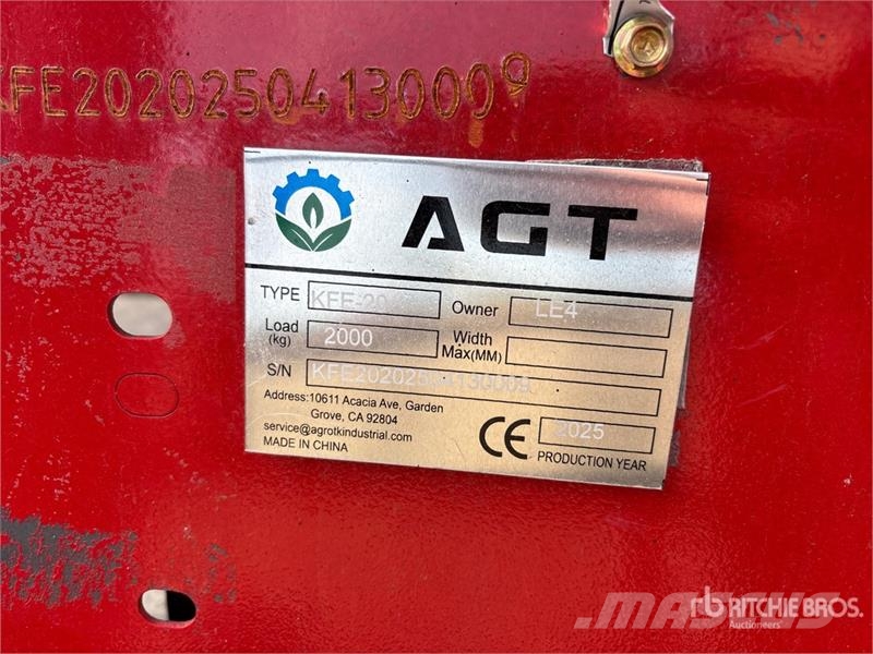 AGT KFE20 4400 lb Electric Forklift Električni viljuškari