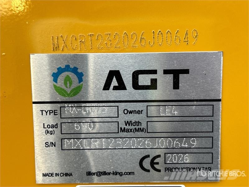 AGT MX-CRT23 Mini Compact Track Loader (Unused) Minicargadoras