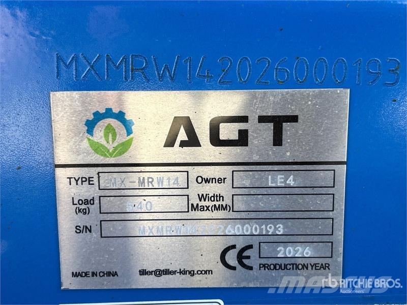 AGT MX-MRW14 Mini Skid Steer Loader (Unused) لوادر انزلاقية التوجيه