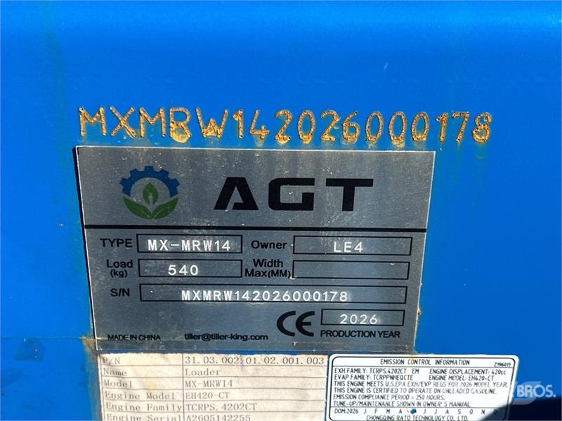 AGT MX-MRW14 Mini Skid Steer Loader (Unused) Skid steer mini utovarivači