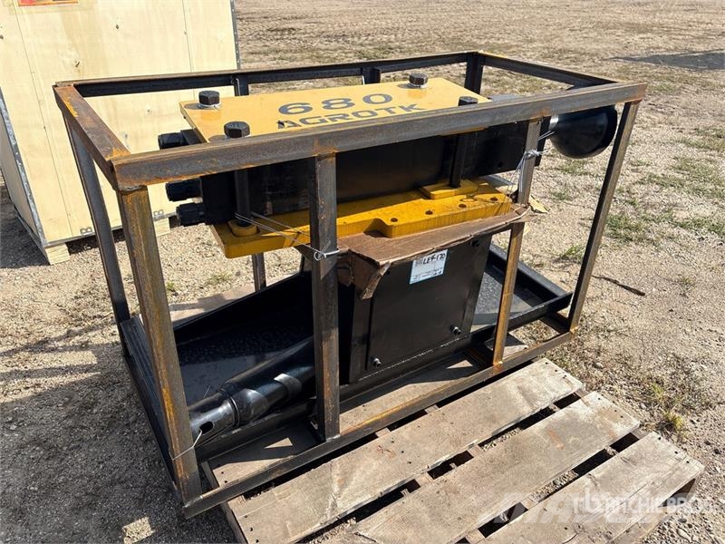 AGT PD680-PZ 48 in Skid Steer Post Driver (Unused) Fencing equipment